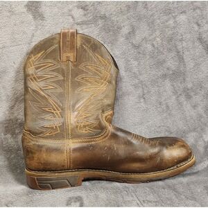 Irish Setter Boots Mens 11 Extra Wide Brown Leather Marshall Western Work 83923